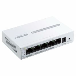 ASUS ExpertWiFi EBP15 Interruptor Gestionado con 5 Puertos Gigabit Ethernet, Alimentación PoE (60W) y Soporte QoS - Color Blanco ASUS ExpertWiFi EBP15 Interruptor Gestionado con 5 Puertos Gigabit Ethernet, Alimentación PoE (60W) y Soporte QoS - Color Blanco