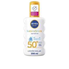 NIVEA SUN BABIES&KIDS Loción Solar 5 en 1 SPF50+ para Bebés y Niños, Protección UVA/UVB, 200 ml Precio: 17.5000001. SKU: B15TY8QT38