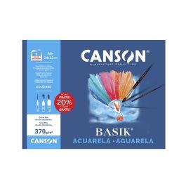 Canson Minipack Acuarela Y Témpera Basik 6 Hojas 24x32 cm + 20% De Hojas Gratis