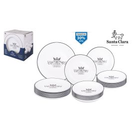 Santa Clara Vajilla Redonda "Cuisine" 18 Piezas (2 Unidades) Santa Clara Vajilla Redonda "Cuisine" 18 Piezas (2 Unidades) Precio: 84.882105. SKU: S2212656