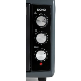 Domo Horno Eléctrico Multifunción DO808GO, 50 L, Negro, 2000 W, 4 Funciones de Calor, Hasta 230°C, Temporizador 90 min