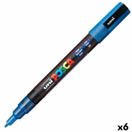 Marcador POSCA PC-3ML Azul (6 Unidades) Marcador POSCA PC-3ML Azul (6 Unidades)