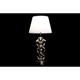 Lampara Sobremesa Colonial DKD Home Decor Dorado Blanco 30 x 61 x 30 cm Lampara Sobremesa Colonial DKD Home Decor Dorado Blanco 30 x 61 x 30 cm