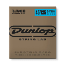 Dunlop Juego Bajo Eléctrico Entorchado Plano 5 cuerdas (Escala Larga) 45-125 Precio: 100.49999971. SKU: B1CKTG5JK2
