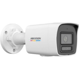 Hikvision Cámara IP bullet 4MP 2.8mm ColorVu Smart Hybrid Light WDR IP67 IR/Luz Blanca 30m PoE