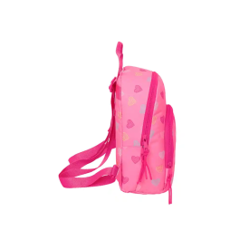 Mochila Benetton Heart Rosa 25 x 30 x 13 cm