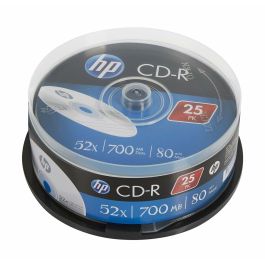 CD-R HP 25 Unidades 700 MB 52x Precio: 7.95000008. SKU: S8410318