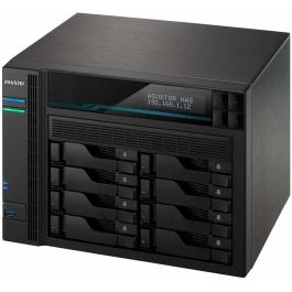 Almacenamiento en Red NAS Asustor AS6508T Negro Intel Atom C3538