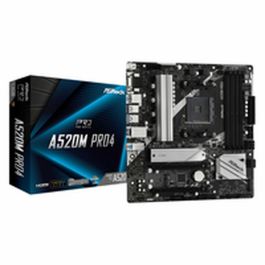 Asrock A520M Pro4 Zócalo AM4 micro ATX Asrock A520M Pro4 Zócalo AM4 micro ATX