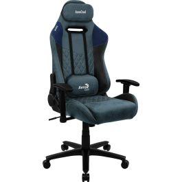 Aerocool DUKE AeroSuede Silla para videojuegos universal Negro, Azul
