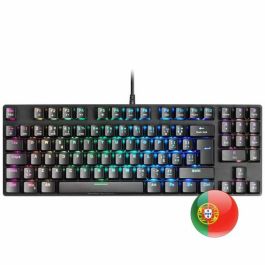 Mars Gaming MKREVO PRO teclado USB Portugués Negro