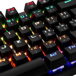 TECLADO MECÁNICO MARS GAMING MK4MINIBR - RETROILUMINACION EN 6 COLORES - 10 EFECTOS DE LUZ - SWITCHES OUTEMU MARRÓN - USB TECLADO MECÁNICO MARS GAMING MK4MINIBR - RETROILUMINACION EN 6 COLORES - 10 EFECTOS DE LUZ - SWITCHES OUTEMU MARRÓN - USB