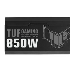 FUENTE ALIMENTACION ASUS TUF-GAMING-850G,850W,CONECTOR 12VHPWR (Fully Modular Power Supply, 80+ Gold Certified, ATX 3.0 Compatible, Military-grade Components, Dual Ball Bearing, Axial-tech Fan, PCB Coating, 10 Year Warranty)