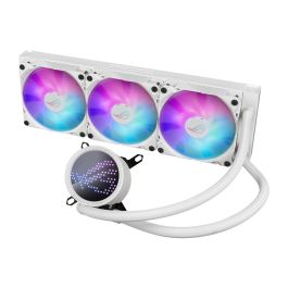 Sistema de Refrigeracion Liquida Asus para Cpu Rog Ryuo Iii 360 Argb Wht,Oled de Color,Aura Sync Rgb,Ventiladores de Radiador Rog de 360 Mm Sistema de Refrigeracion Liquida Asus para Cpu Rog Ryuo Iii 360 Argb Wht,Oled de Color,Aura Sync Rgb,Ventiladores de Radiador Rog de 360 Mm
