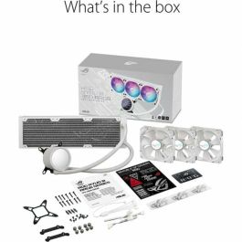 Sistema de Refrigeracion Liquida Asus para Cpu Rog Ryuo Iii 360 Argb Wht,Oled de Color,Aura Sync Rgb,Ventiladores de Radiador Rog de 360 Mm Sistema de Refrigeracion Liquida Asus para Cpu Rog Ryuo Iii 360 Argb Wht,Oled de Color,Aura Sync Rgb,Ventiladores de Radiador Rog de 360 Mm