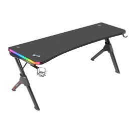 Mesa de Escritorio Mars Gaming MGDXLRGB Negro Acero 160 x 60 cm