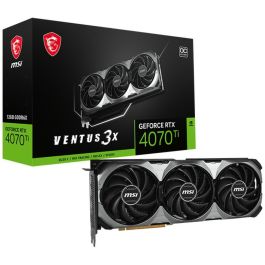 MSI GEFORCE RTX 4070 Ti VENTUS 3X E1 12G OC tarjeta gráfica NVIDIA 12 GB GDDR6X