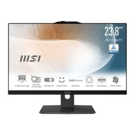 MSI Aio Modern Am242Tp 12M-823Es. 23.8" (60Cm). Plano. Ips. Intel Processor N100. Ddr4 Sdram 16Gb (8Gb*2). 512 Gb Pcie Ssd. sin S.O. Negro