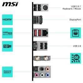 Placa Base MSI PRO B760 GAMING PLUS WI-FI Intel B760 LGA 1700