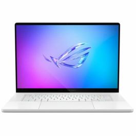 ASUS ROG Zephyrus G16 OLED GA605WI-QR005W - Portátil Gaming de 16" WQXGA 240Hz (AMD Ryzen AI 9 HX 370, 32GB RAM, 1TB SSD, RTX 4070 8GB, Windows 11 Home) Blanco Platino - Teclado QWERTY español