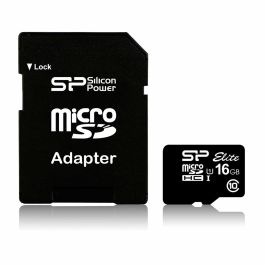 Tarjeta de Memoria Micro SD con Adaptador Silicon Power SP016GBSTHBU1V10SP 16 GB Precio: 9.9499994. SKU: B16HL9ZZY4
