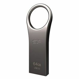Memoria USB Silicon Power SP064GBUF3J80V1T 64 GB Titanio Plateado 64 GB 128 GB