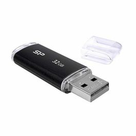 Memoria USB Silicon Power SP032GBUF2U02V1K 32 GB USB 2.0 Negro 32 GB