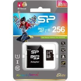 Tarjeta de Memoria Micro SD con Adaptador Silicon Power SP256GBSTXBU1V10SP 256 GB