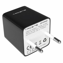 Cargador de Pared Tacens AUSB1 USB Anima Negro