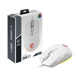 MSI CLUTCH GM11 WHITE ratón Ambidextro USB tipo A Óptico 5000 DPI Precio: 32.79000054. SKU: S7809996