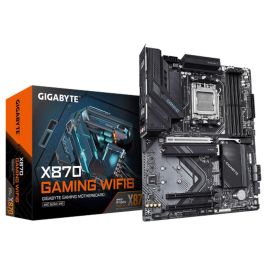 GIGABYTE X870 GAMING WIFI6 Placa Base - Compatible con CPUs AMD Ryzen 9000, VRM de 8+2+2 fases, hasta 8000MHz DDR5 (OC), 1x PCIe 5.0 + 3x M.2, Wi-Fi 6, 2.5GbE LAN, USB 3.2 Gen 2x2 Precio: 304.315000484. SKU: B14KLG83MW