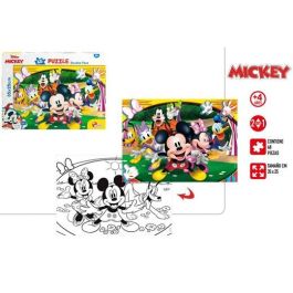 Pegatinas stickers mickey y minnie (19,5x25 cm.)