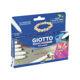 Rotulador Giotto Decor Metal Caja De 5 Rotuladores