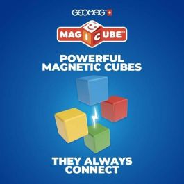 Geomag MAGIC CUBE 4 cubos Juego de construcción magnética para niños a partir de 18 meses