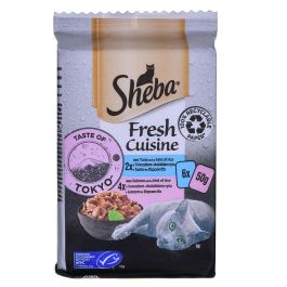 Comida para gato Sheba Salmón Atún 6 x 50 g Comida para gato Sheba Salmón Atún 6 x 50 g