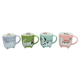 DKD Home Decor Mug Azul Rosa 7 x 9.4 x 9 cm Porcelana New Bone (12 Unidades) Precio: 40.49999954. SKU: B19MNK6CWT