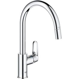 Grifo de cocina - Cromo - Caño alto en forma de C - Aireador extraíble - Rotación 360° - Limitador de caudal - GROHE Start Flow - 30569000 Precio: 140.79000012. SKU: B1FTK9HDV6