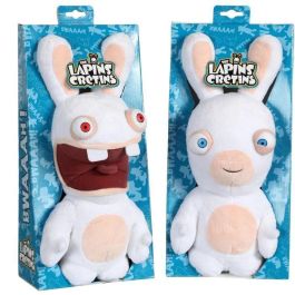 CONEJOS CRETINOS Peluche 28 cm Sonido boca cerrada CONEJOS CRETINOS Peluche 28 cm Sonido boca cerrada