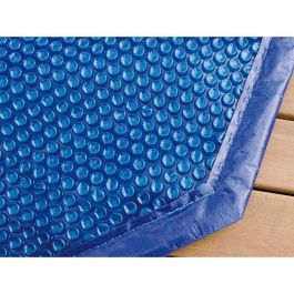 Ubbink Manta Solar Cubierta de Burbujas Azul para Piscina de Madera, 400 micras, Evita Evaporación y Pérdida de Calor