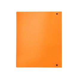 Carpeta Liderpapel 4 Anillas Mixtas 40 mm Polipropileno Din A4 Naranja Fluor Opaco