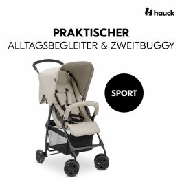 HAUCK HAU4007923171615 Cochecito Sport Plegable y Reclinable con Capota y 4 Ruedas, Color Azul