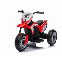 Honda Tachan Moto Eléctrica CRF Roja para Niños con Batería Recargable - Diseño Deportivo, Motor 390 - T00993