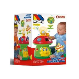 Molto Seta Jirafa de Actividades con Bloques, Música, Sonidos y Formas 40 cm