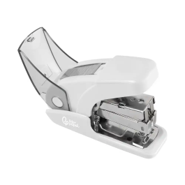 Liderpapel Grapadora Micro con Regalo 1000 Grapas 24/6 26/6, Capacidad 20 Hojas, Blanco