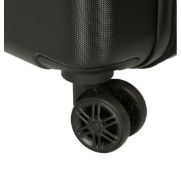 JOUMMA BAGS Maleta trolley ABS Wonder Kuromi Hello Kitty 55cm 4 ruedas dobles cierre combinacion organizador interior