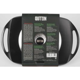 Quttin Parrilla Rectangular Grill 36 x 22.5 x 3.7 cm (6 Unidades)