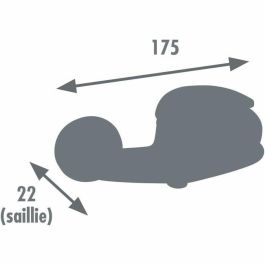 Edouard Rousseau EDR3047404052874 Mezclador de ducha Cardiff, diseño compacto, instalación mural estándar, cromo