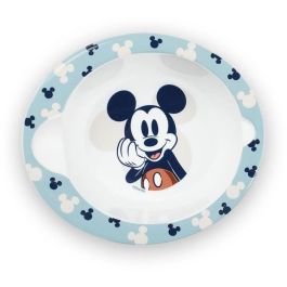 Thermobaby AAAHU72861 Set de Comida para Bebés y Niños, Incluye Bowl y Cuchara, Resistente al Microondas con Diseño de Mickey Mouse