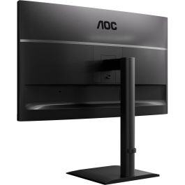 AOC U27E4CV Monitor 27 Zoll 4K UHD LED IPS, 3840x2160, 60Hz, USB-C (90W PD), HDMI 2.0, DisplayPort 1.4, RJ45, USB Hub, Negro