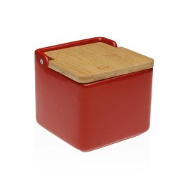 Salero con Tapa Versa Rojo Cerámica 12,2 x 11,5 x 12,2 cm Precio: 6.89000015. SKU: B167JHT8R5